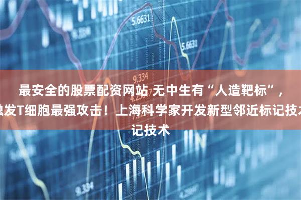 最安全的股票配资网站 无中生有“人造靶标”，触发T细胞最强攻击！上海科学家开发新型邻近标记技术